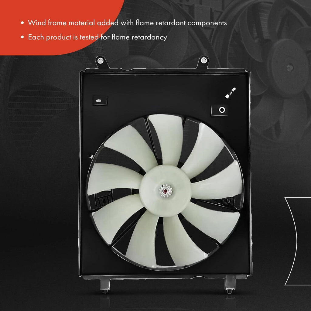 Left Cooling Fan Assembly with Shroud for Toyota Sienna (1998–2003)