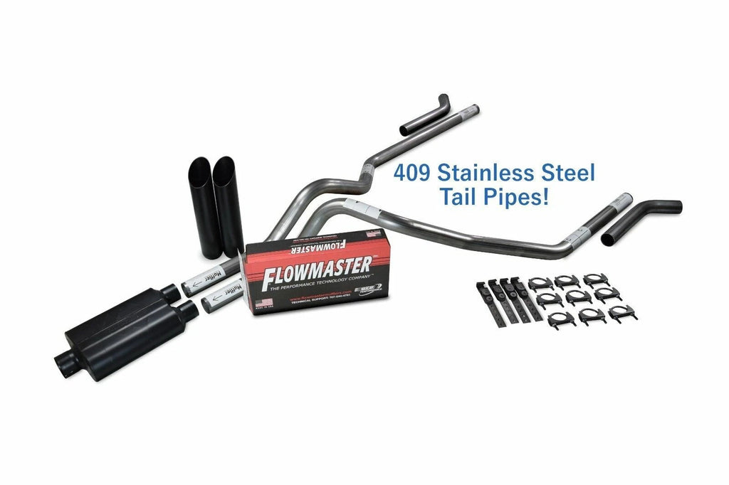 2.5" Dual Exhaust Kit for Ford F150 (2021–2025) - Stainless, Flowmaster 40