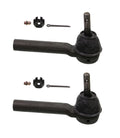 Set of 2 Rear Outer Steering Tie Rod Ends for Silverado 1500, Sierra 1500