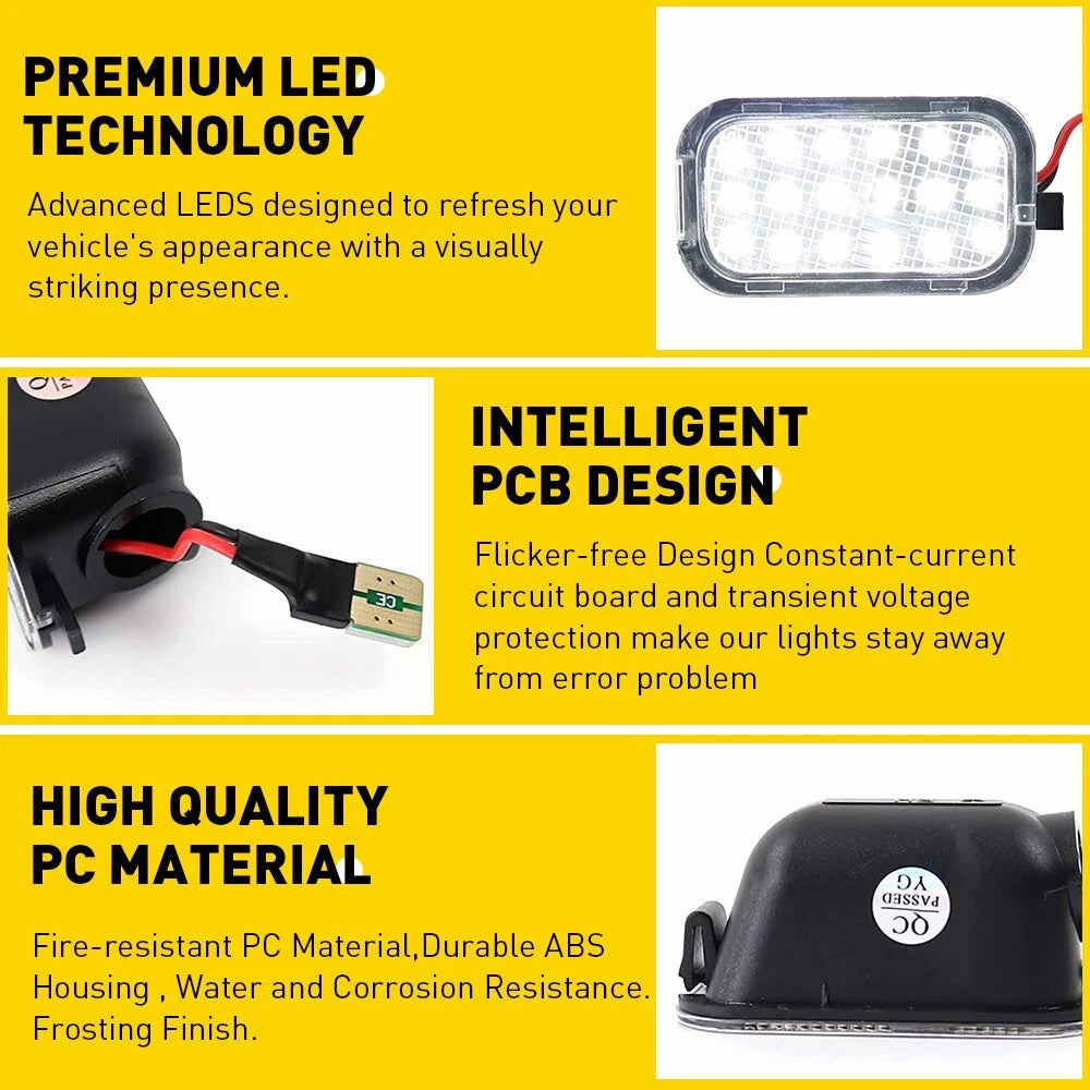 LED Side Mirror Puddle Light Assembly for Chevrolet Avalanche (2007–2012)