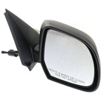 Manual Remote Mirror for Nissan Versa Sedan (2012–2015) Right Black