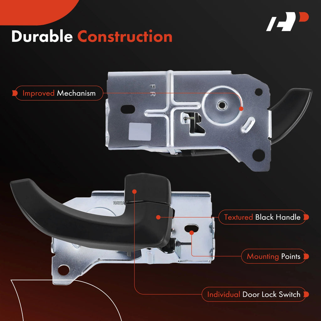 Front Right Door Handle for Kia Sorento (2003-2009) Black Interior