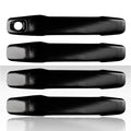 8pc Door Handle Covers for 2015-2021 Chevy Colorado Dbl/Crew - Black w/o Smart