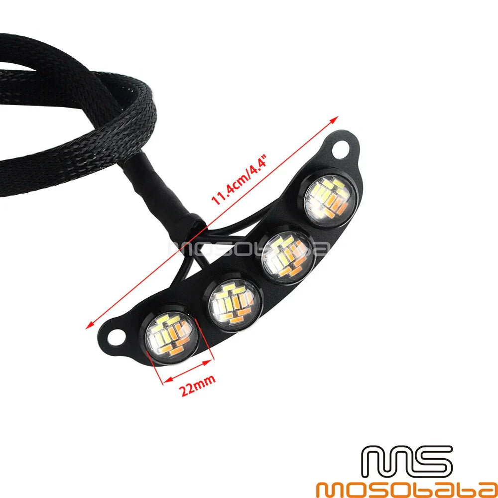 LED Eagle Eye Light w/ DRL Running Lamp for Harley Softail Fat Bob (2018-2019)