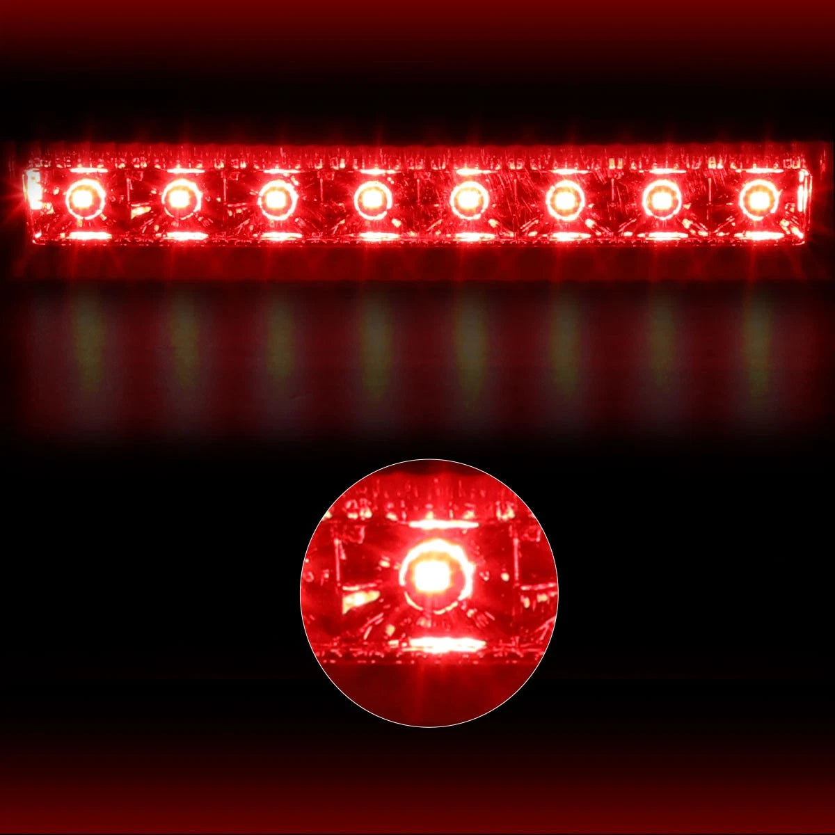 Full LED 3rd Tail Brake Light for Dodge Journey (2010–2016) Chrome