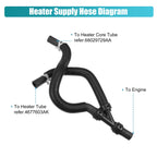 Car Heater Hose Assembly Set for Chrysler Town & Country (2008–2016) 4677603AK 626-307HP