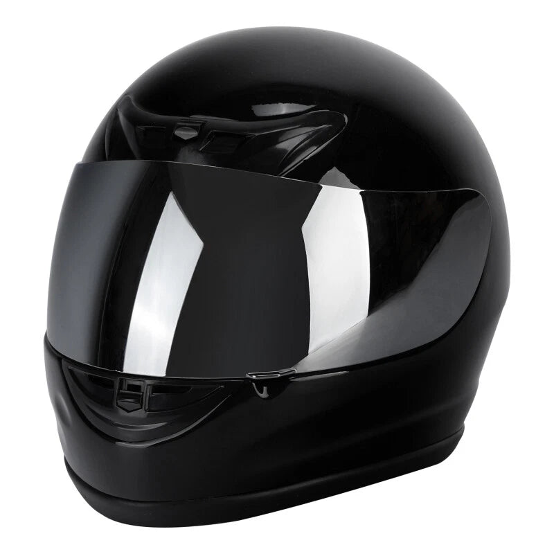 Full Face Helmet for Motorcycle Street Bike (DOT Approved)