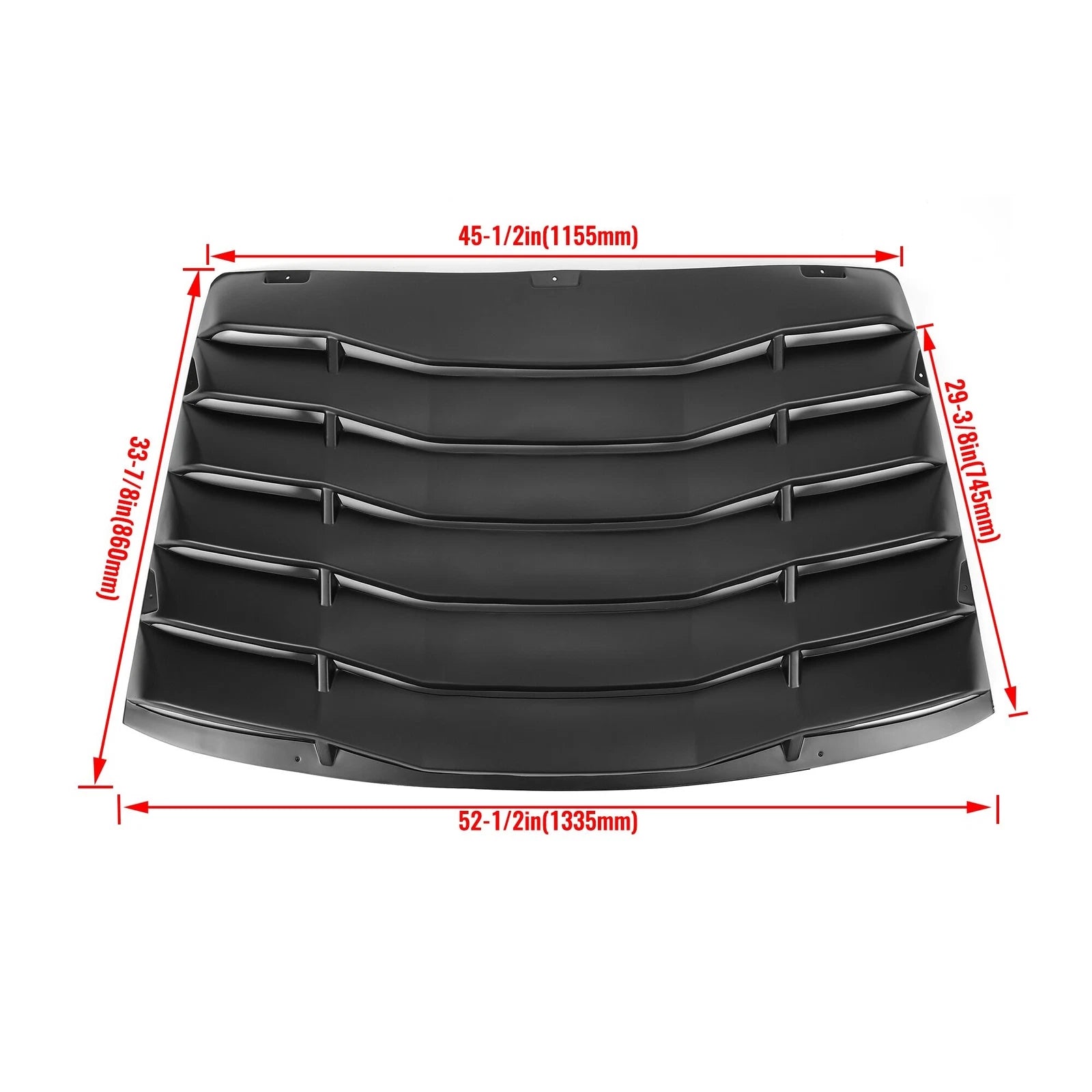 Rear Window Louver for Ford Mustang (1994–2004) GT Lambo Style