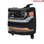 Left Headlight for Chevy Silverado 1500 (2016–2018) with LED DRL