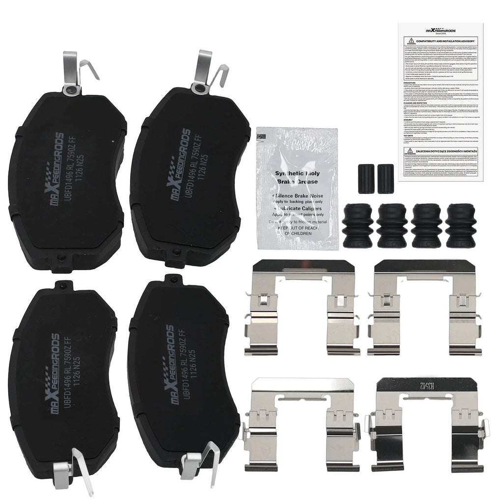 Front Ceramic Brake Pads for Toyota GR86 2022–2025 Subaru Forester 2010–2018