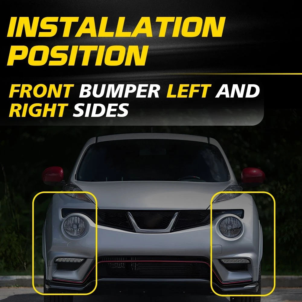 2X Front Bumper Bracket for Nissan Juke (2011–2014)