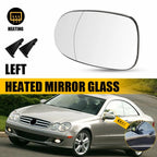 Left Heated Mirror Glass for Mercedes Benz SL500 (2003–2004)
