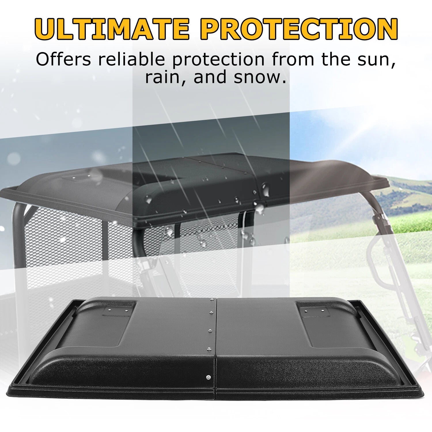 Hard Roof Top for Kawasaki Mule 3010/4010/2510/3000 (1990-2025) #KAF30-030A
