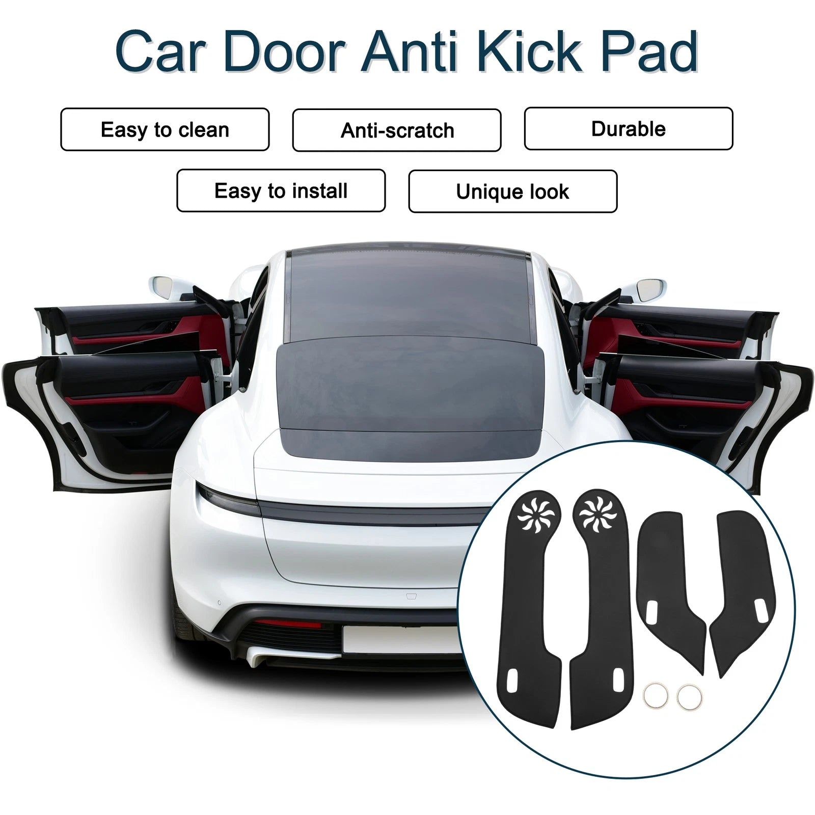 Set of 1 Car Door Anti Kick Pad Protector for Honda Accord (2003–2007)