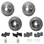 Brake Disc Rotors and Pads Kit for Nissan 370Z, Infiniti G37
