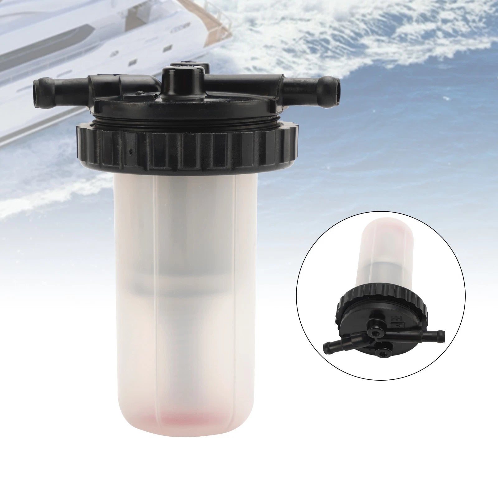 Fuel Filter for Yamaha 2-Strokes 115HP 225HP 250HP (61A-24560-02, 61A-24577-01)