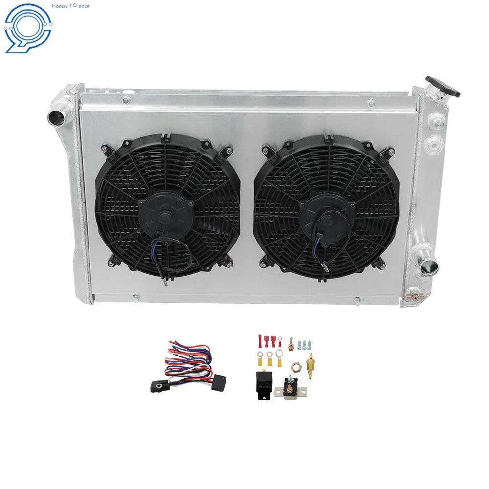 3 Row Radiator Kit for Chevy Camaro Pontiac Firebird (1982–1992)