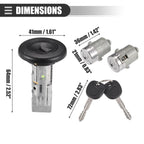 Ignition Switch Lock Cylinder with Keys for Chevrolet Suburban (2003–2006)
