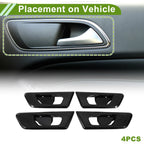 Set of 4 Interior Door Handle Bowl Cover Trim for Honda CR-V (2017–2022)