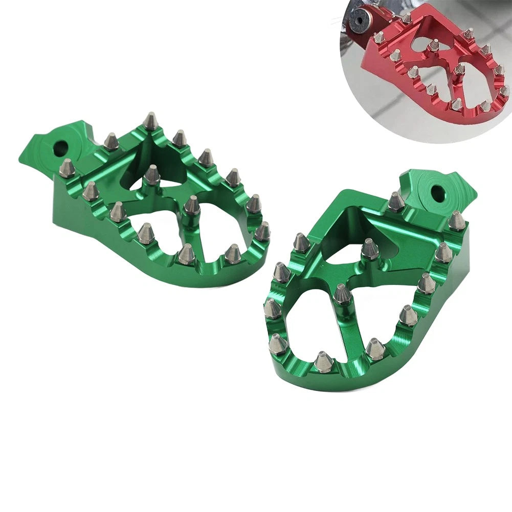 CNC Foot Pegs for Honda XR50R XR70R XR80R XR100R CRF80F CRF100F Z50R (2000–2023)