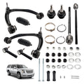 12 Pcs Front Control Arm Inner Outer Tie Rod Ends for GMC Yukon (2007–2014)