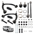 12 Pcs Front Control Arm Inner Outer Tie Rod Ends for GMC Yukon (2007–2014)