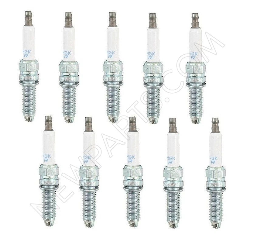 Set of 10 Spark Plugs NGK LKR8AP for BMW E60 M5 E63 E64 M6 (2005–2010)