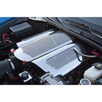 Perforated Low Profile Plenum Cover with Yellow LED for 2006–2012 Corvette Z06 LS7