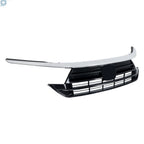Front Bumper Upper Grille with Chrome Trim for Honda Odyssey (2021–2023)