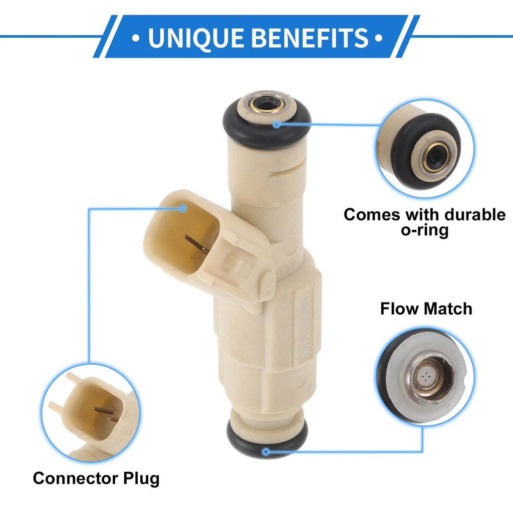 1 Pc Fuel Injector No.0280156010/1L5GAA for Ford Ranger 2.3L (2001–2003)