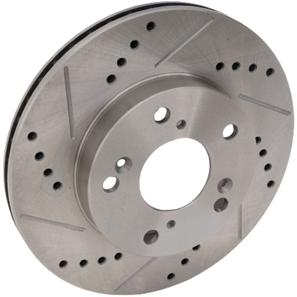 Set of 2 Front & Rear Brake Disc Rotors for Acura ILX Honda Civic