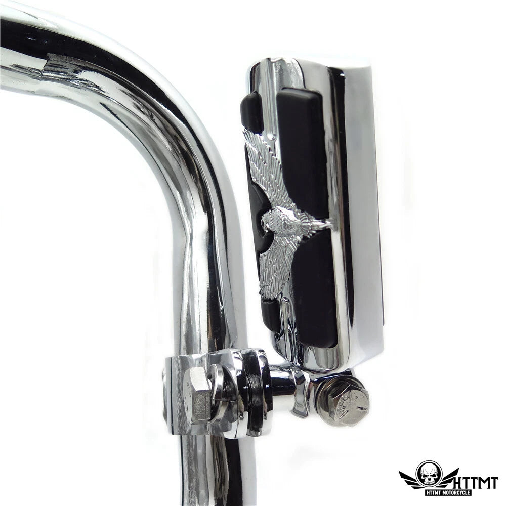 Foot Peg Clamps for Honda GoldWing GL1800 1500 (1" 1-1/4", Chrome)