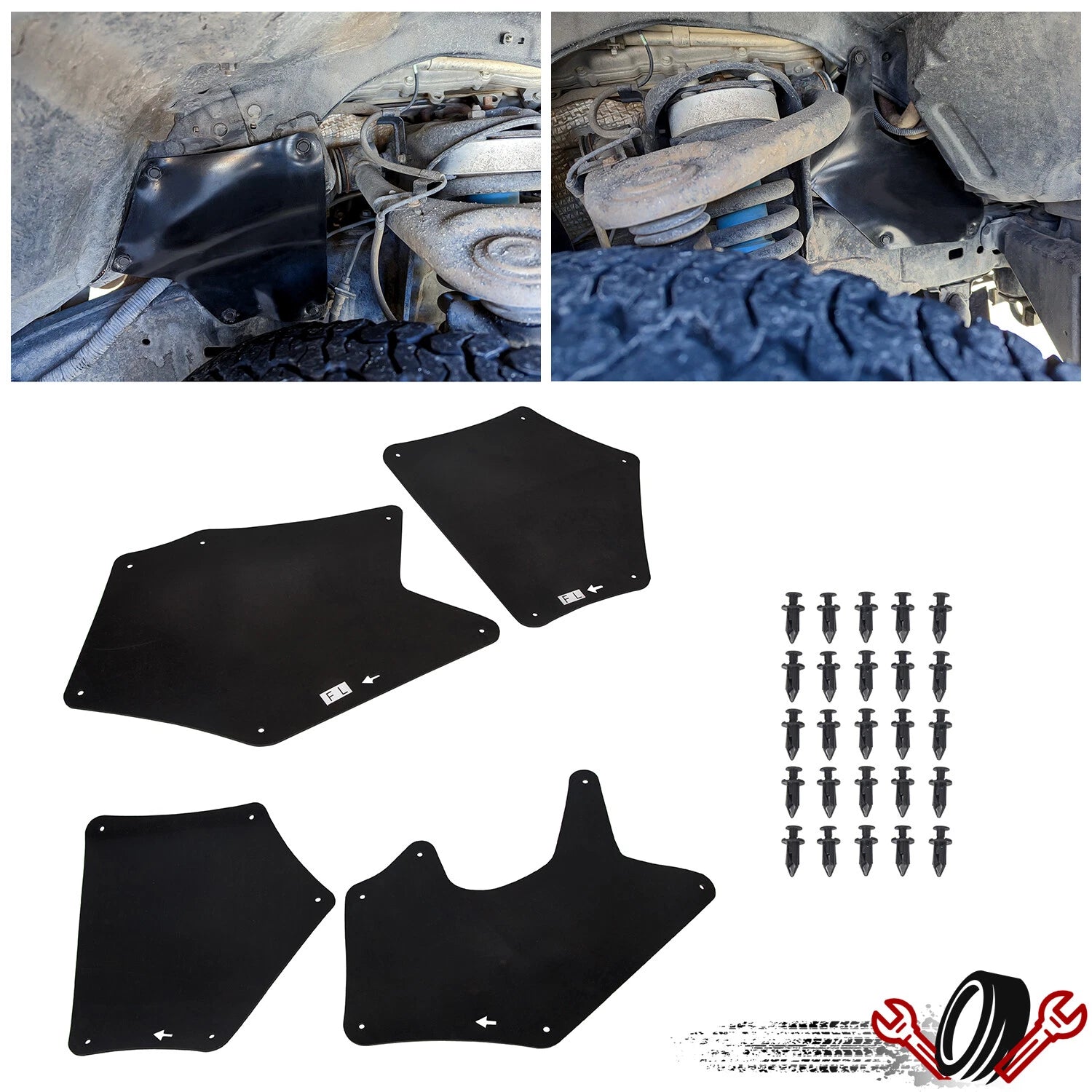 Splash Shield for Toyota Tundra & Sequoia (2007–2022)