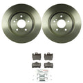Bosch Rear Disc Brake Rotors & Ceramic Brake Pads Kit for Mercedes C215 CL600 W220 S600 (2000–2006)