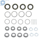 Set of 4 Trailer Bearing Kits for 3500 Lbs Axles (1-3/8" to 1-1/16")
