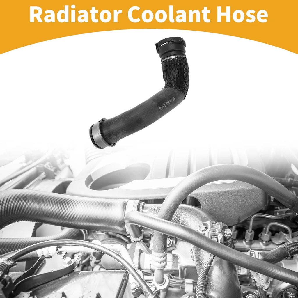 Radiator Coolant Hose for Mercedes-Benz GL550 (2013–2016) No.A1665005300 Black