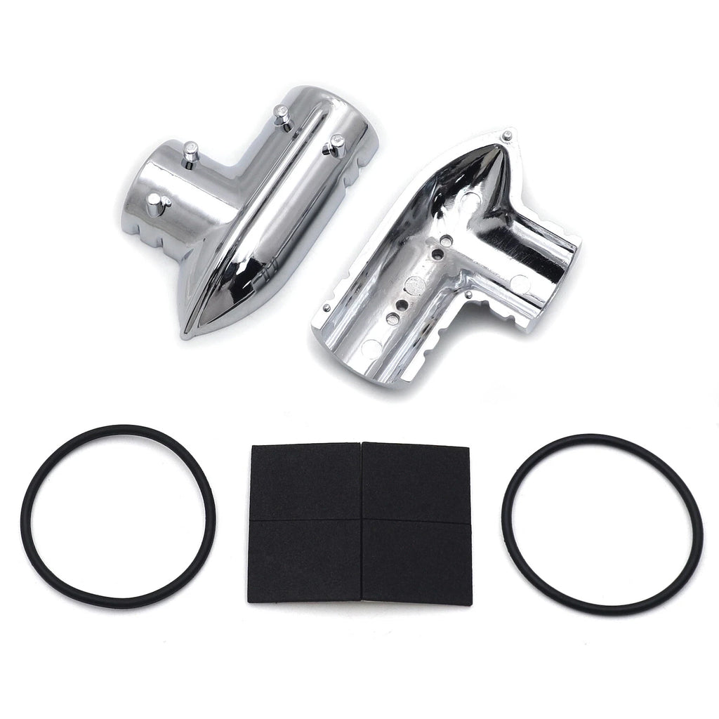 Chrome Fuel Line Fitting Cover for Harley FLHXS Street Glide Special (2007–2016)