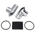 Chrome Fuel Line Fitting Cover for Harley FLHXS Street Glide Special (2007–2016)