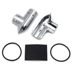 Chrome Fuel Line Fitting Cover for Harley FLHXS Street Glide Special (2007–2016)