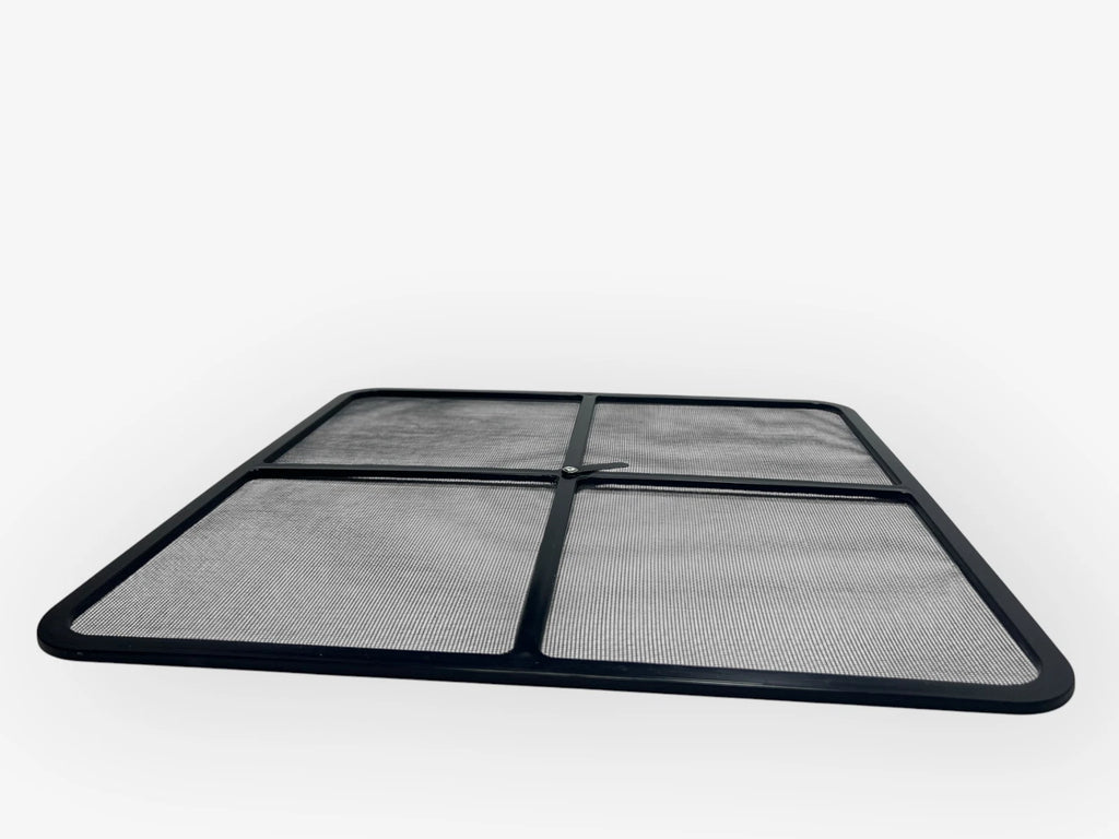 Hatch Screen / Vent for Jim Black 595-1616-SCN-09 (16in x 16in, Black)
