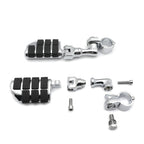 1.25" Offset Foot Peg Mounts Clamps for Harley Sportster XL 1200 883 (2004–2023)