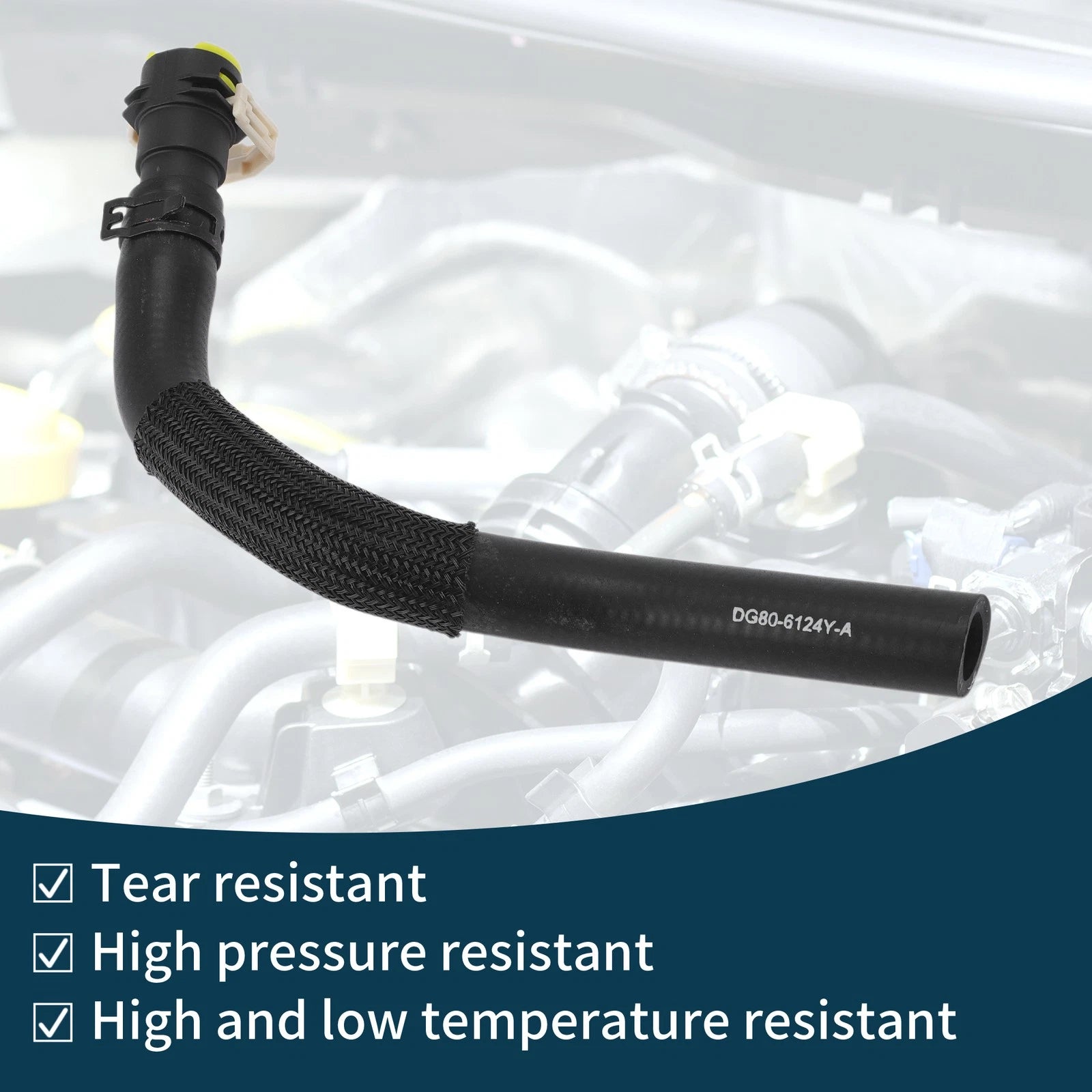 Radiator Hose No.DG806124YA for Ford Fiesta (2009–2011) Rubber