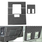 Set of 4 Black Reading Light Panel Cover Trim for Toyota Tundra (2014–2021)