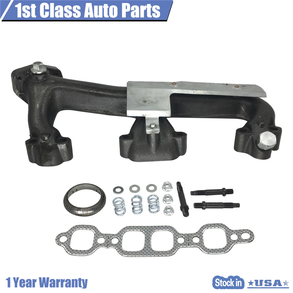 2PC Front Exhaust Manifold for Chevy GMC C1500 C2500 C3500 (1988-1995)