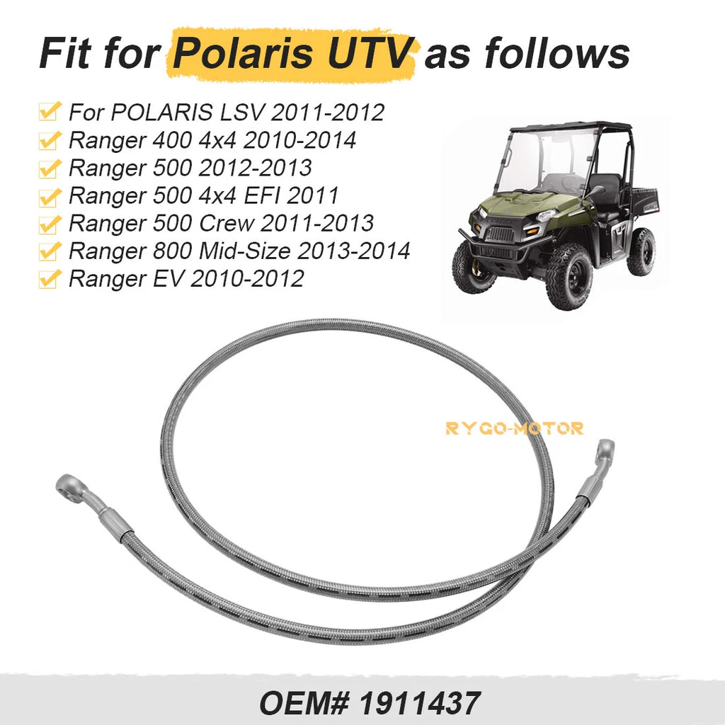 Front Right Brake Hose Line for Polaris Ranger 400 500 800 EV Crew (2006–2018)