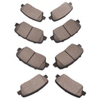 Set of 8 Ceramic Brake Pads for Kia Sorento (2011–2015) & Hyundai Santa Fe Sport (2013–2015)