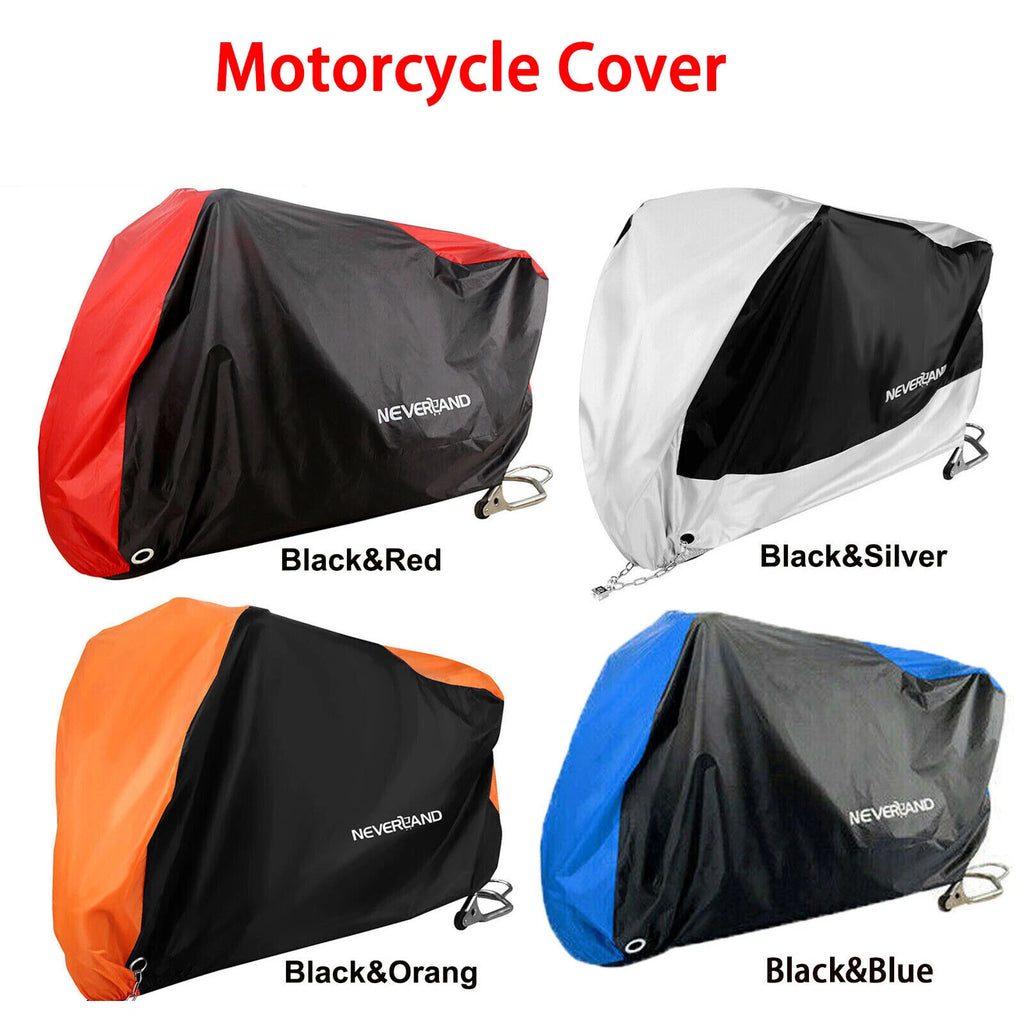 Motorcycle Cover Waterproof Snow Dust Protection Universal M~XXXXL