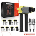 Set of 8 Ignition Coils & 16 Iridium Spark Plugs for Dodge Ram (2002–2023)
