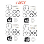 4Pcs Carburetor Repair Kit 62Y-W0093-10 for Yamaha 4-Stroke 50HP