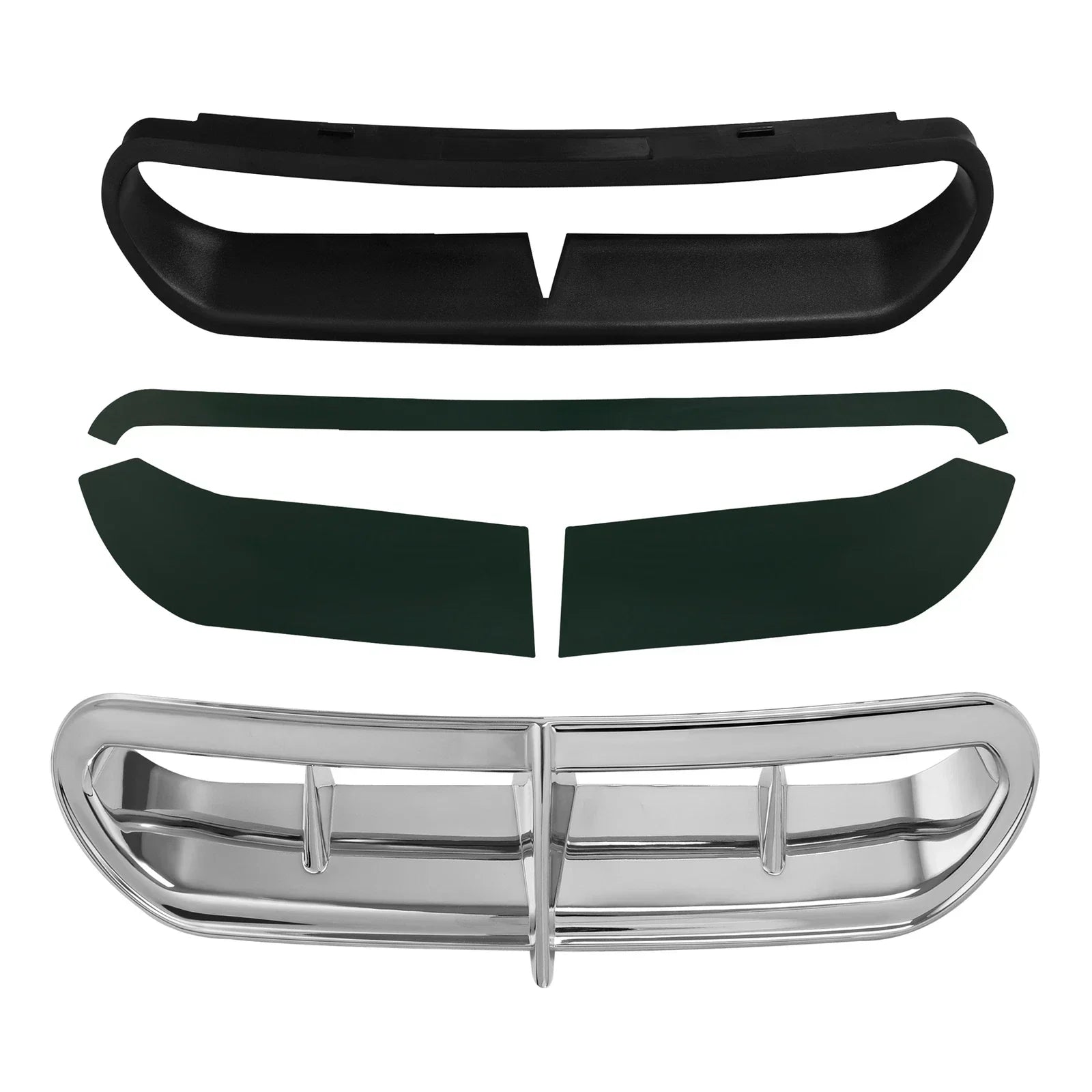 Chrome Outer Fairing Vent Accent for Harley Electra Street Glide (2014-2024)